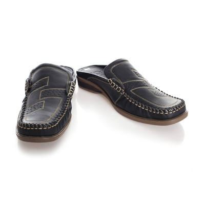 HJ7125-7127-7796-7797 - Giày sabo nam Huy Hoàng màu đen, nâu