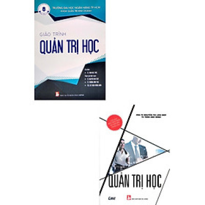 Combo Giáo Trình Quản Trị Học + Quản Trị Học (Bộ 2 Cuốn) _KT