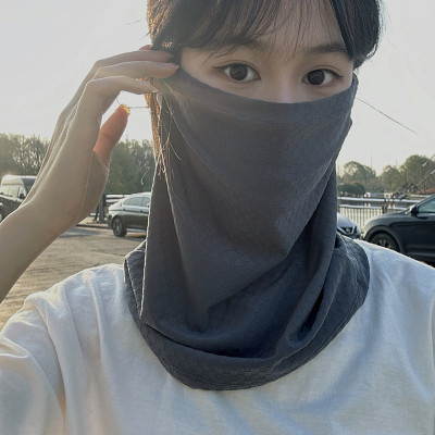 Tấm Che Mặt Che Cổ Bảo Vệ Da Tránh Tia Cực Tím,Chống Bụi Vải Lụa  Thoáng Khí