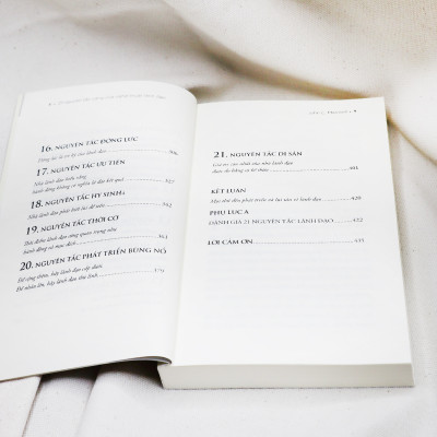 Sách - 21 Nguyên Tắc Vàng Của Nghệ Thuật Lãnh Đạo (Tái Bản 2022) 199K