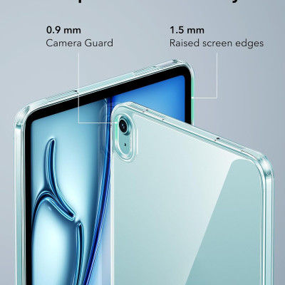 Bao Case ESR Trong Suốt Cho iPad Air 13 inch M2 M3 2025/2024 ESR Classic Hybrid Back Case - Hàng Chính Hãng