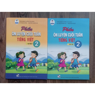Sách - Phiếu ôn luyện cuối tuần tiếng việt lớp 2 Tập 1 (Cánh diều)