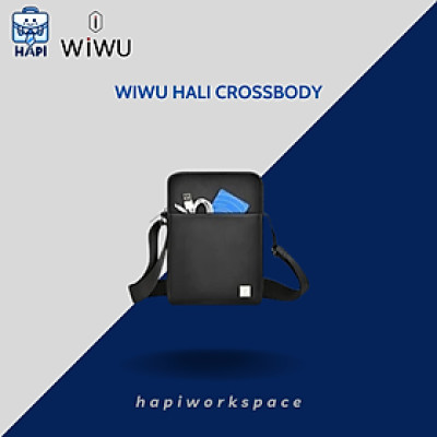 Túi đeo chéo hàng chính hãng WiWU Hali Crossbody Wi-Hali-CR: Siêu tiện dụng để di chuyển hàng ngày, gọn nhẹ, thời trang