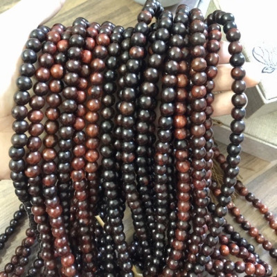 Chuỗi vòng tay /Cổ 2 in 1 hạt gỗ trắc rất đẹp (Đủ Size) BH688 - Thiết kế giản dị, tinh tế