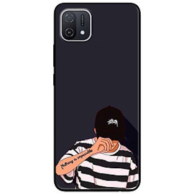 Ốp lưng dành cho Oppo A16K - Oppo A36 / A76 - Oppo Reno 7z 5G - Bad Boy Nón Đen