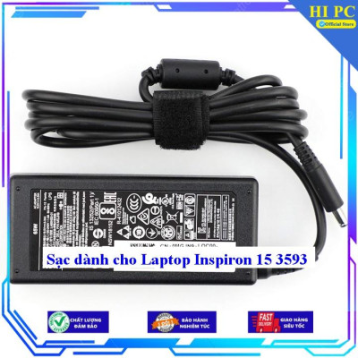 Sạc dành cho Laptop Inspiron 15 3593 - Kèm Dây nguồn - Hàng Nhập Khẩu