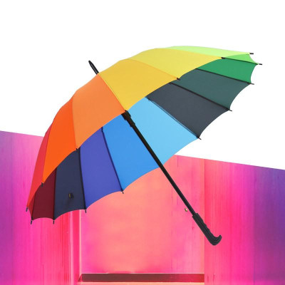 Dù Che Nắng Mưa 7 Màu Cầu Vòng Rộng 95cm
