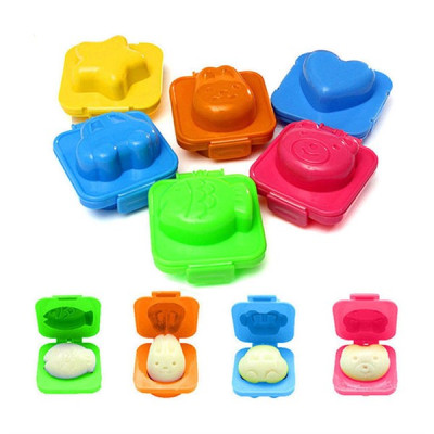 Bộ 6 khuôn cơm bento hình thú cho bé GS0035