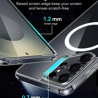 Ốp Lưng cho Samsung Galaxy S25 Ultra ESR HaloLock Classic Hybrid Case - Hàng Chính Hãng
