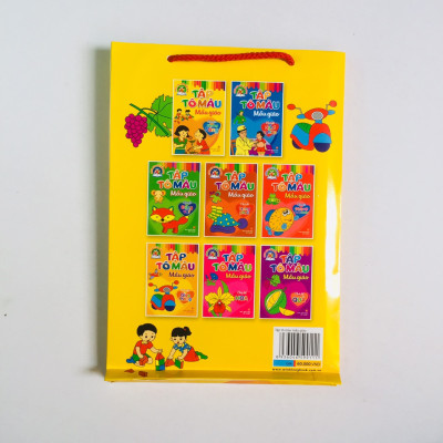 Sách Combo Tập Tô Màu Mẫu Giáo (túi xách 8 cuốn)