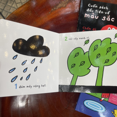 (Bìa cứng in màu bo góc – sách cho trẻ mẫu giáo) BỘ 3 CUỐN SÁCH TƯƠNG PHẢN-Cuốn sách đầu tiên về màu sắc-Cuốn sách đầu tiên về đối lập-Cuốn sách đầu tiên về số đếm -  - Thùy Cốm - Thuỳ Cốm & Thuý Hường minh hoạ - NXB Hà Nội – Crabit Kidbooks