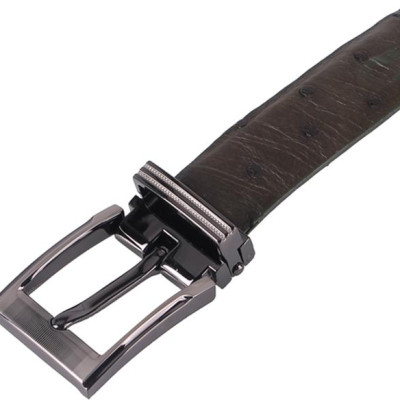 Thắt Lưng Nữ Da Đà Điểu Da Hột Huy Hoàng HT5426 - Xanh Rêu