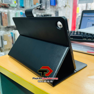 Bao da dạng ví cho SamSung Galaxy Tab A9+ Plus SM-X210, SM-X215, SM-X216 hiệu Hanman có quai cài - Hàng chính hãng