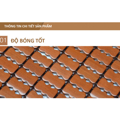 Tấm lót ghế bằng trúc thoáng khí dùng cho ghế ô tô hay văn phòng