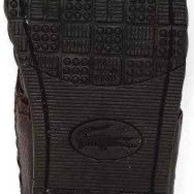 Dép nam da cá sấu Huy Hoàng kiểu đan màu nâu đất HT7230