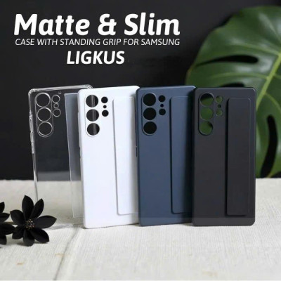 Ốp Lưng Cho Samsung Galaxy S25 Ultra Nhám Likgus Strap Siêu Mỏng Bảo Vệ Camera Kèm Dây Silicone Tiện Lợi - Hàng chính hãng
