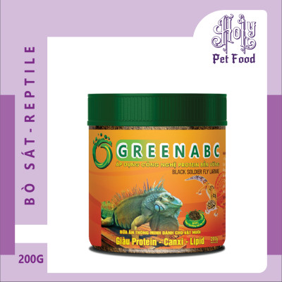 Thức ăn BÒ SÁT Bổ sung dinh dưỡng - Giàu Protein, Canxi, Lipid - hộp 200g