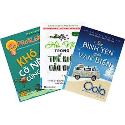 Combo: Xóa Tan Muộn Phiền - Sống Đời Bình Yên (3 Cuốn): Hồn Nhiên Trong Thế Giới Đảo Điên + Khó Cỡ Nào Cũng Gỡ + Tìm Bình Yên Giữa Vạn Biến