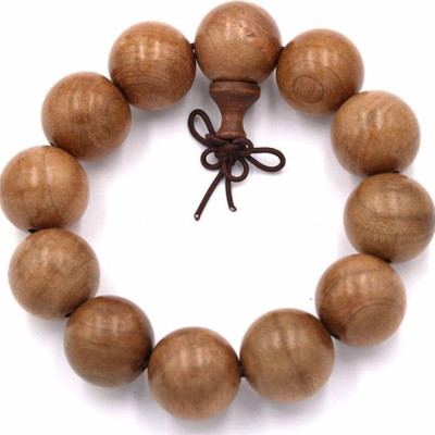  Hạt chuỗi đeo tay gỗ Thủy tùng vàng 20 ly