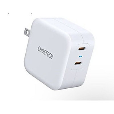 Củ sạc Choetech PD6009 nhanh 2 cổng Type C 40w (Hàng Chính Hãng)