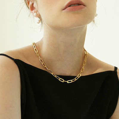 Dây chuyền vòng cổ titan mạ màu sang chảnh nam và nữ cá tính