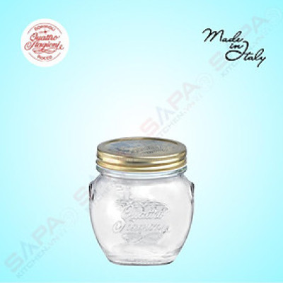 Hũ thủy tinh nắp vặn Quattro Amfora 500ml - Bormioli Rocco - Italy