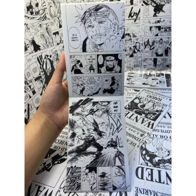 50 Miếng Truyện Tranh Dán Tường Truyện Tranh One Piece - Naruto - Dragon Ball - 7 Viên Ngọc Rồng - Thanh Gươm Diệt Quỷ