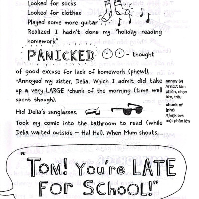 Sách - Thế Giới Tuyệt Vời Của Tom Gates - Ông Trùm Rắc Rối - The Trouble Master