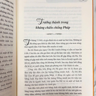 Sách - Hồi Ký Nguyễn Thị Bình - Gia Đình, Bạn Bè Và Đất Nước BM