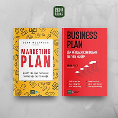 Sách - Combo 2 Cuốn: Marketing Plan + Business Plan - 1980 Books