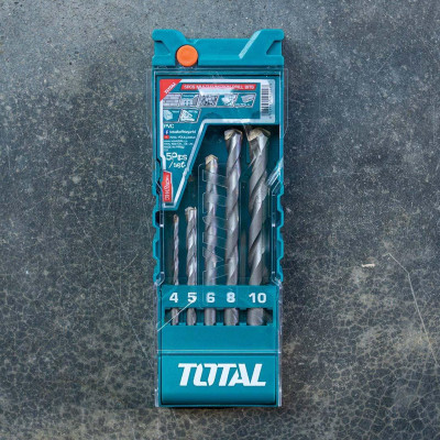 BỘ MŨI KHOAN ĐA NĂNG 5 CHI TIẾT 4-10MM TOTAL TACSD7156