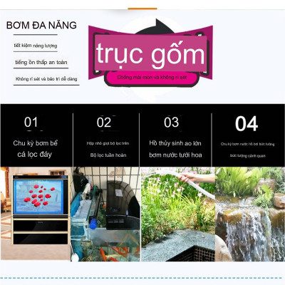 Máy Bơm Nước Hồ Cá Koi Boyu SPF 10000 Công Suất 140W - Bơm Thác, Đài Phun Nước Chuyên Dụng