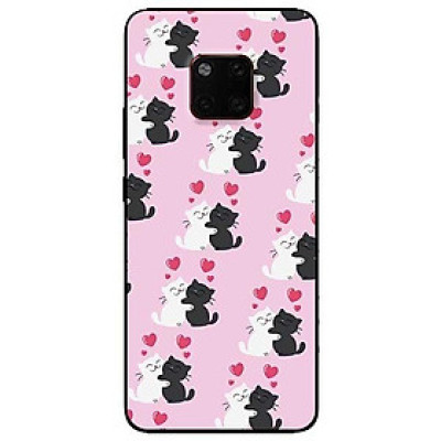 Ốp lưng dành cho Huawei 5t - Mate 20 - Mate 20 Pro mẫu Mèo Yêu Nhau