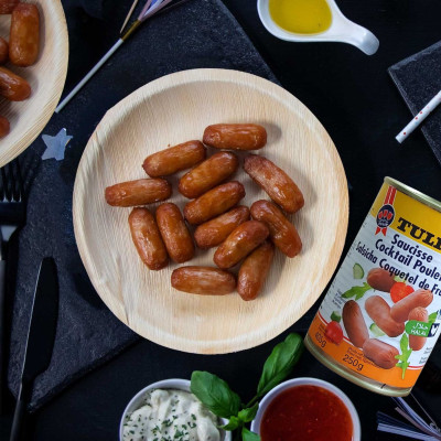 Xúc Xích Gà Cocktail Tulip 405g - Nhập Khẩu Đan Mạch | Tulip Chicken Cocktail Sausages 405g