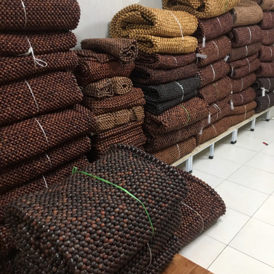 Chiếu Hạt Gỗ Bách Xanh Cao Cấp Hạt 1.2cm ( video , hình thật )