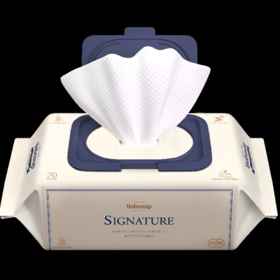 Khăn Ướt Nhập Khẩu Hàn Quốc Bebesup Signature 70 Tờ/Gói Thương Hiệu Bebesup