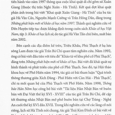 Các Thương Cảng Ven Biển Bắc Trung Bộ Thế Kỷ X - XIX