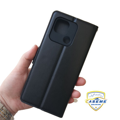 Bao da dạng ví dành cho Xiaomi POCO C40 Hanman có quai cài - Hàng Chính Hãng