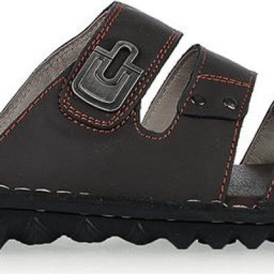 Dép nam Huy Hoàng màu 3 quai màu nâu HT7779