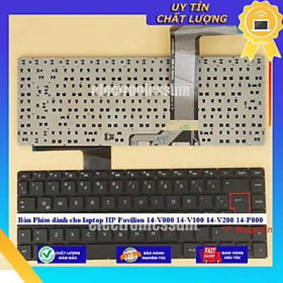 Bàn Phím dùng cho laptop HP Pavilion 14-V000 14-V100 14-V200 14-P000 - THƯỜNG - MỚI 100% - Hàng Nhập Khẩu New Seal