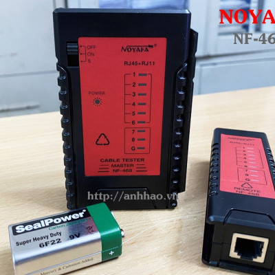 Máy test mạng Noyafa NF-468 - Hàng nhập khẩu chính hãng