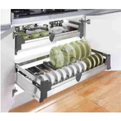 GIÁ BÁT ĐĨA INOX ĐÁY ĐẶC ÂM TỦ EURONOX EU1.B60 - HÀNG CHÍNH HÃNG