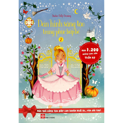 Combo 2- 4 Tập: Sticker Dolly Dressing - Dán Hình Sáng Tạo Trang Phục Búp Bê