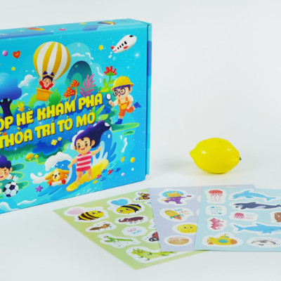 Sách - Hộp hè khám phá, thỏa trí tò mò - Mở ra thấy mua hè cho trẻ từ 6 tuổi - Đinh Tị Books