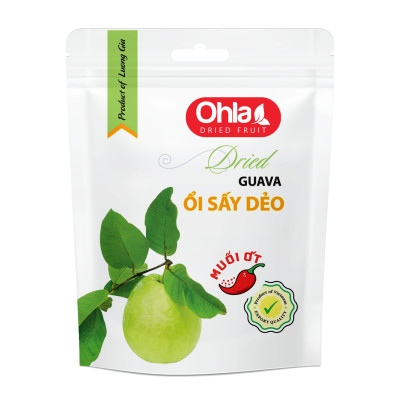 Ổi sấy dẻo muối ớt Ohla túi 100g