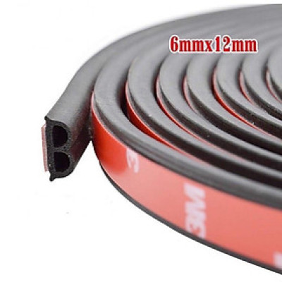 Gioăng D cao su chống ồn ô tô dán viền xe tránh bám bụi, Gioăng chống va đập ô tô gioăng d gioăng b gioăng p