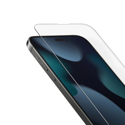 Kính Cường Lực Trong Suốt Không Viền Đen Kèm Khung Dán Cho iPhone 16 Pro Max / 16 Pro / 16 Plus / 16, UNIQ OPTIX CLEAR_ Hàng chính hãng