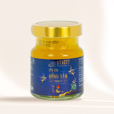 Yến Chưng Hông Sâm Đông Trùng Hạ Thảo DTNEST - Hũ 70ml - Bồi Bổ Sức Khỏe
