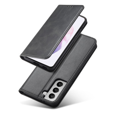 Bao da ốp lưng dành cho Samsung Galaxy S20, S20 Plus, S20 FE, S20 Ultra, S21, S21 FE, S21 Plus, S21 Ultra dạng ví cao cấp, kiểu dáng sang trọng thời trang, ngăn đựng thẻ tiện lợi, bảo vệ điện thoại toàn diện - Hàng chính hãng