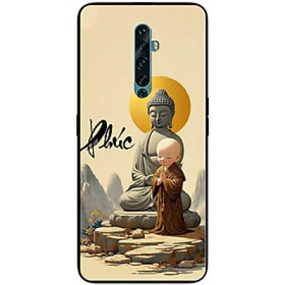 Ốp lưng cho Oppo Reno 2Z - 2F - 6Z - 7Z 5G - 8Z 5G - 8T 4G - 8T 5G - A96 5G - Chú Tiểu Phúc Nâu - Hàng Chính Hãng